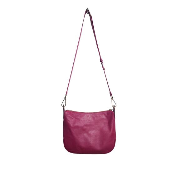 Kate Spade Rosie Large Crossbody Bag Dark Raspberry Pebbled Leather EUC K5807 - Picture 2 of 8